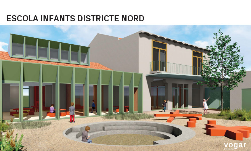 L’Ajuntament aprova el projecte de reforma de la nova escola d’infants del Districte Nord
