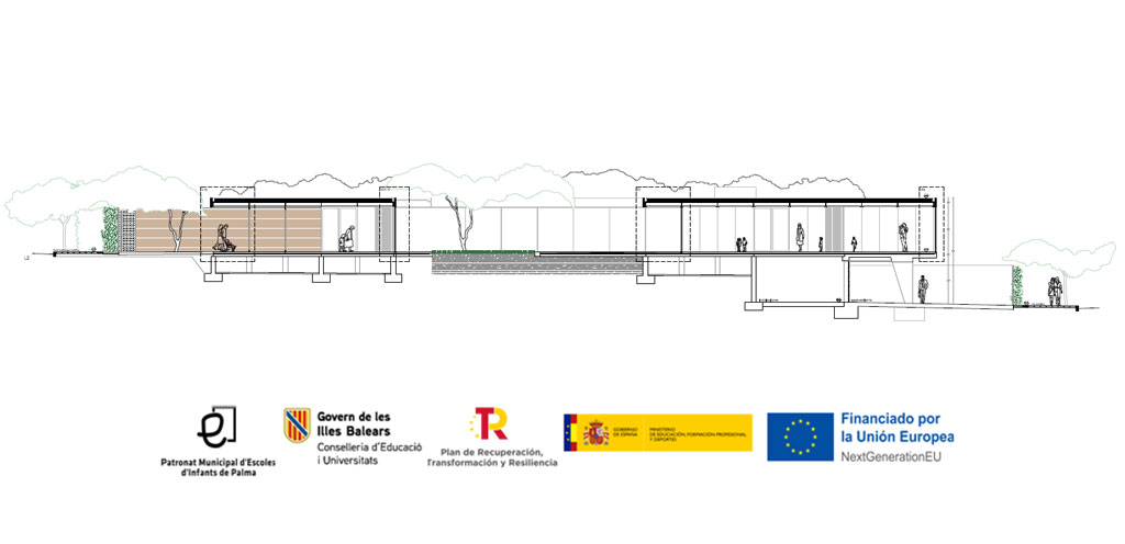 L’Ajuntament exposa l’actualització del projecte de construcció de la nova escola d’Infants de Son Dameto. 27 de maig de 2024.